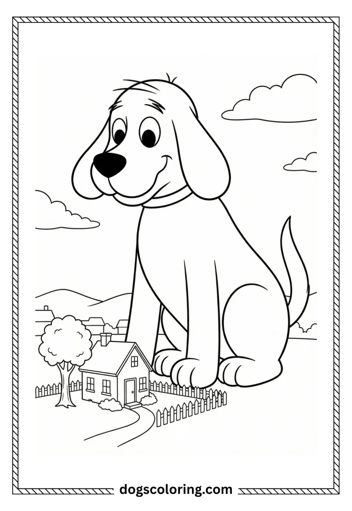 Clifford Dog Coloring Pages 11 11 8