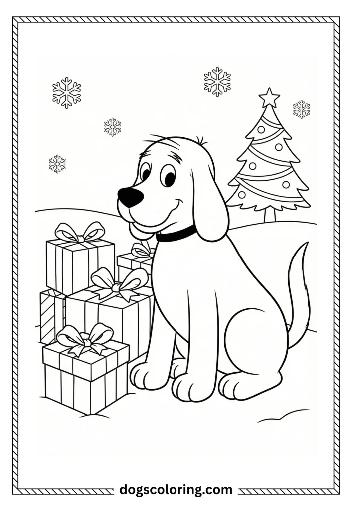 Clifford Dog Coloring Pages 12 12 8