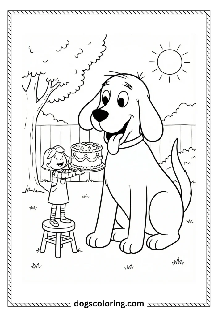 Clifford Dog Coloring Pages 13 13 8