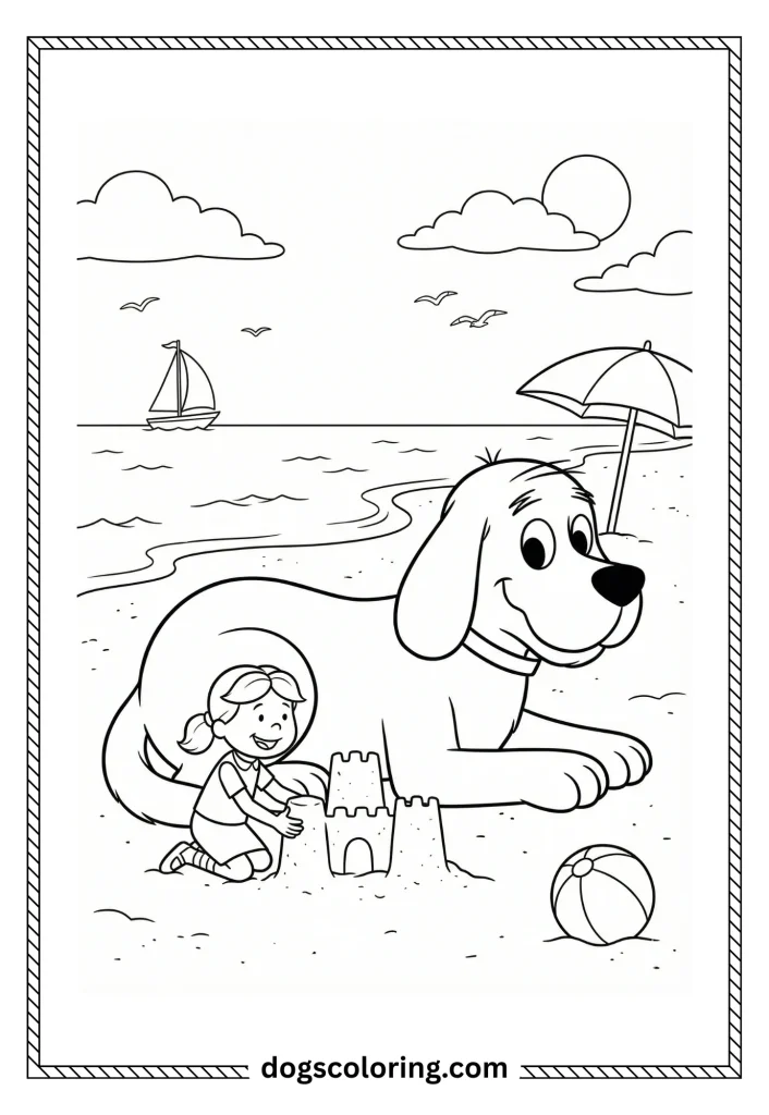 Clifford Dog Coloring Pages 14 14 8