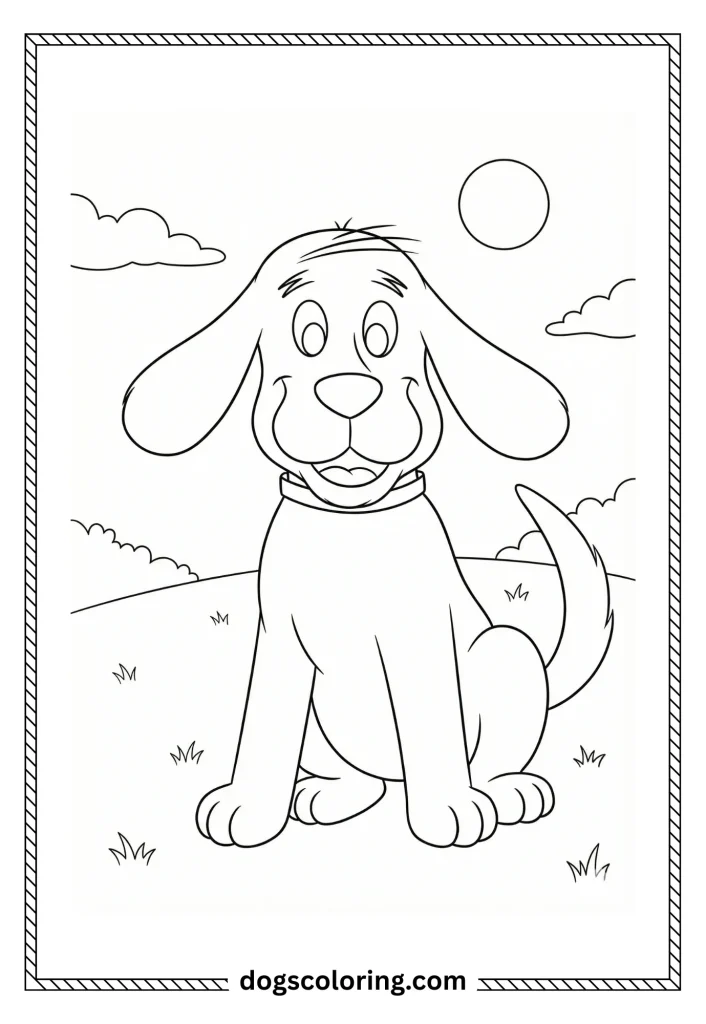 Clifford Dog Coloring Pages 15 15 8