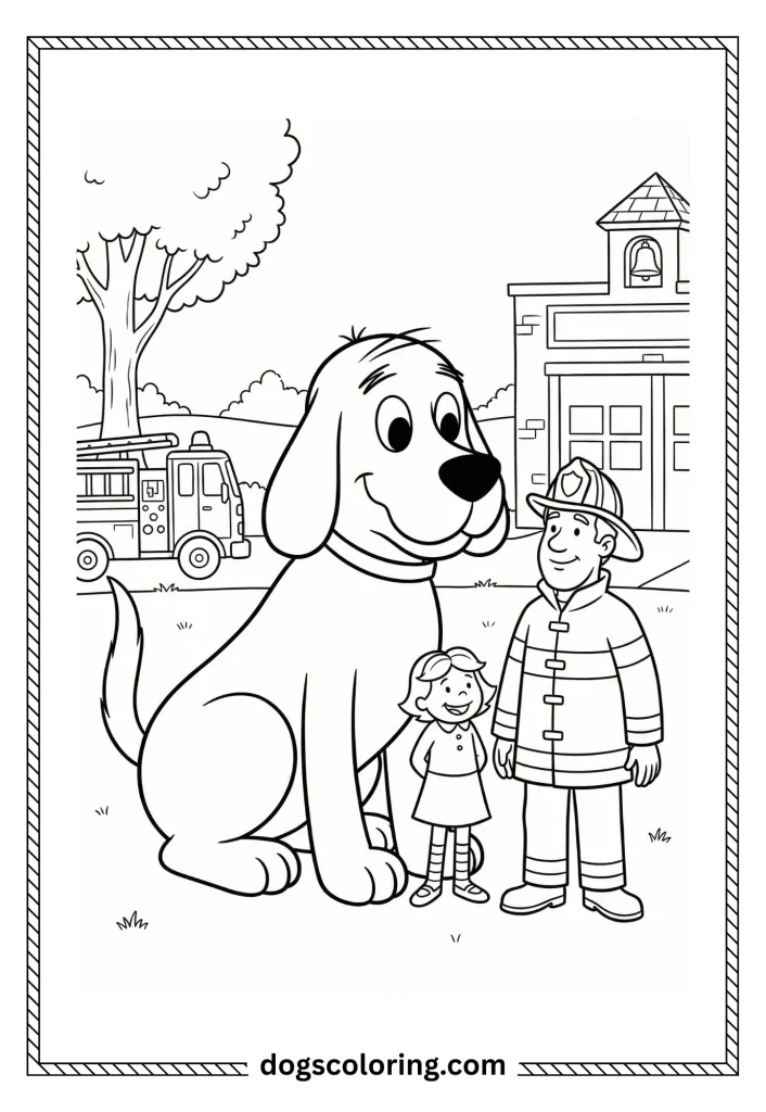 Clifford Dog Coloring Pages 16 16 8