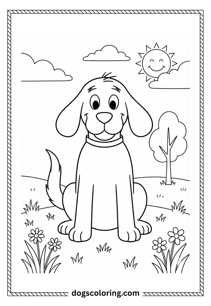 Clifford Dog Coloring Pages 19 19 6