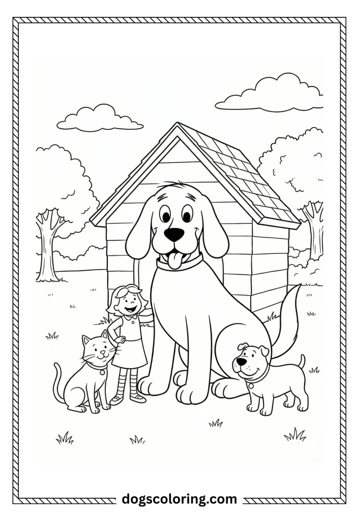 Clifford Dog Coloring Pages 21 21 6