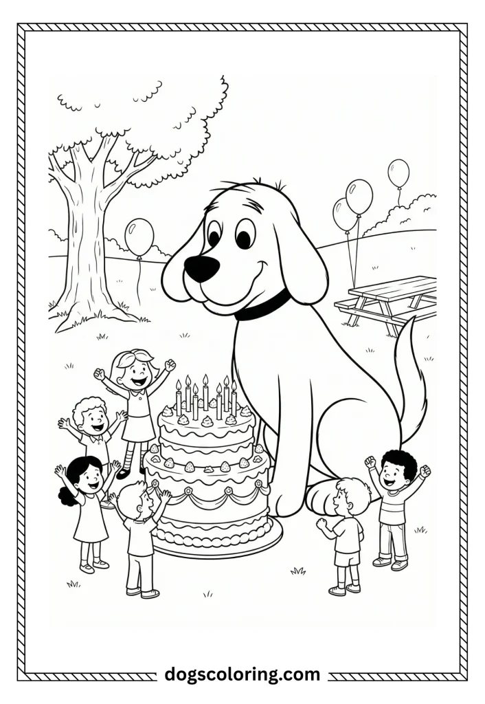 Clifford Dog Coloring Pages 24 24 6
