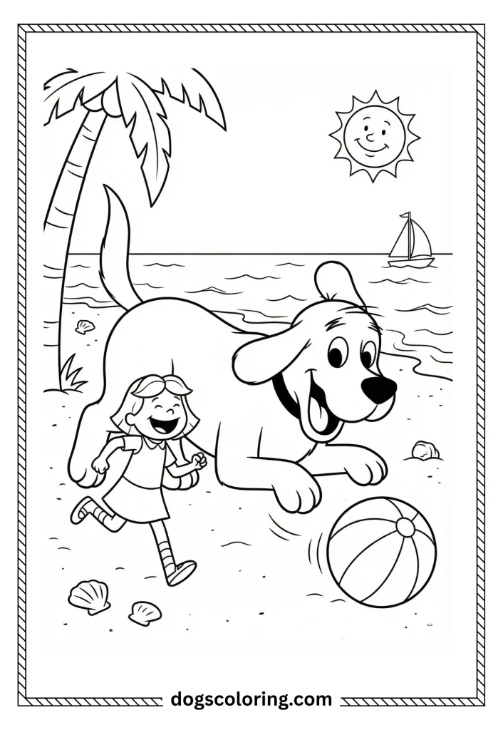 Clifford Dog Coloring Pages 25 25 5