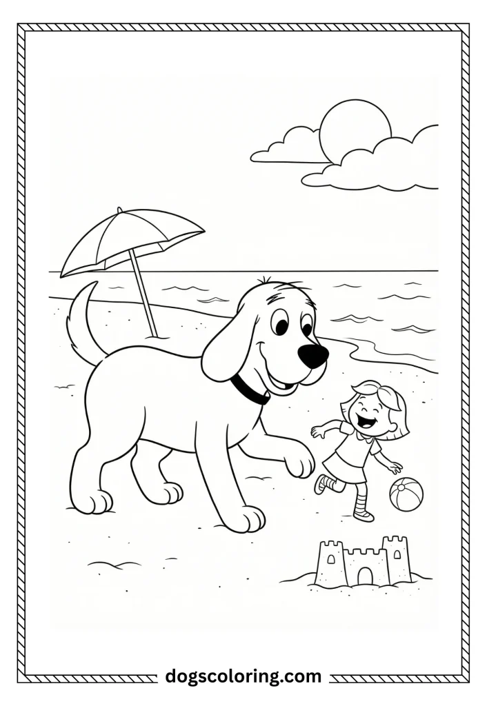 Clifford Dog Coloring Pages 26 26 5